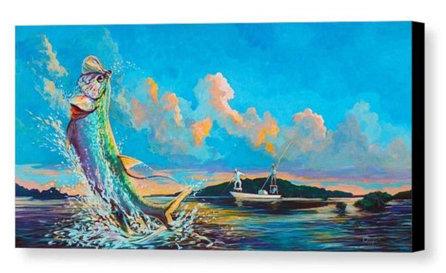 Fly fishing lures waterolor painting Painting by Maryna Salagub